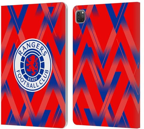 Head Case Designs Offizielle Rangers FC Vierte 2023/24 Bausatz Leder-Wallet-Hülle Kompatibel mit Apple iPad Pro 11 2020/2021 / 2022