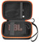Tragetasche Kompatibel mit JBL Go 4 - tragbarer Bluetooth-Lautsprecher Box Pro Sound, Auch für Go 3/Go3 Eco/Go2 Wasserdichter Mini Wireless Lautsprecher - Nur der Fall (Schwarz)