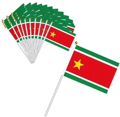 50pcs Drapeau Guadeloupe Petit Indépendant 14x21cm Drapeaux Guadeloupéen Indépendantist Mini Célébration Coupe du Monde Parade Supplies Match Cheer Waving Garden Party Decoration