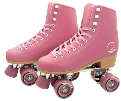 C SEVEN C7skates Niedliche Rollschuhe für Mädchen und Erwachsene (Lychee Punch, Damen 6/Jugend 5/Herren 5)