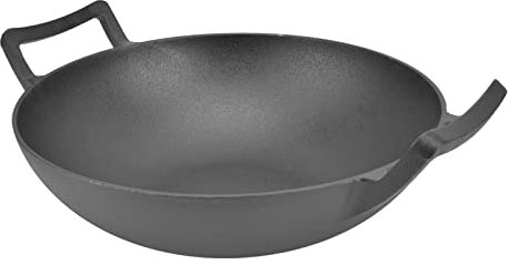 Wifehelper Gusseisen-Grillpfanne mit Zwei Griffen, Kochgeschirr, Heimkocher, Pfannkuchen-Fajita-Pfannen