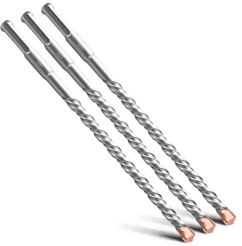 MOXPIFY 3tlg 8 x 210mm SDS Plus Bohrer mit Doppelwendel,Hammerbohrer Für Beton,Stein,Naturstein