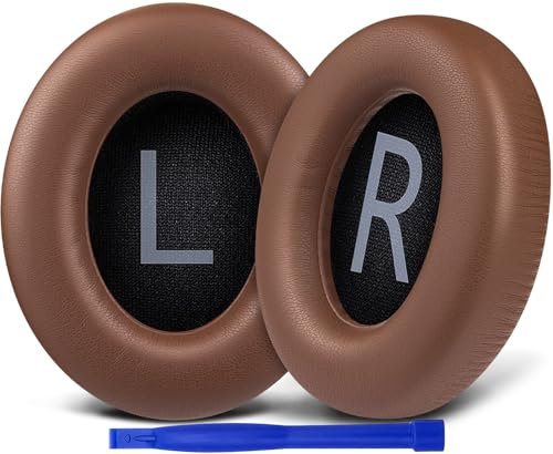SOULWIT Ersatzpolster Ersatz Ohrpolster für Bose 700 (NC700 NC 700) Noise Cancelling Kopfhörer Headphones,Earpads Polster mit weicherem Leder und Lärmreduzierender Schaumstoff,Qualität Zubehör