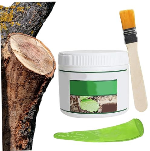 Hintyne Prolong Baumschutzmittel 500 g Wundversiegelung für Baumschnitt Wundverband mit Pinsel Wundversiegelungs-Heilpaste Bonsai-Pfropfpaste schnelle Erholung des Baums