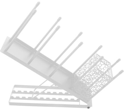 Amosfun Kaffeetassenhalter Für Arbeitsplatte Fächer Verstellbarer Utensilienkorb Organizer Für Getränkebecher Küche Zuhause Inklusive Aufbewahrungskorb Für Kaffeepads Und Strohhalme