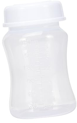 MOLUCKFU Muttermilch Behälter Bibs Flasche Breite Öffnung Muttermilch Aufbewahrungsflaschen Für Die Aufbewahrung Von Muttermilch Transparente Und Weiße Flaschen Ideal Für Stillende Ütter