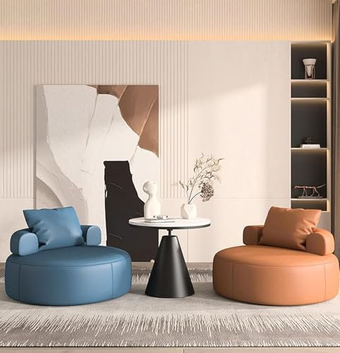 FYZLOIPU Sessel, Lazy Floor Sofa Couch 3er-Set, 2er-Pack Ecksitzsäcke für Erwachsene, Tatami-Sofa mit Beistelltisch, Ecksessel-Sofa für Wohnzimmer, Schlafzimmer, Salon BL, A-Large