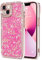 Lafunda for iPhone 13 Case for Womens Girls, Luxury Bling Glitter Diamond Crystal Festival Shiny Case Camera Protection Shockproof Silicone TPU Phone Cover for iPhone 13 6.1, Hot Pink