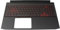 acer 6B.Q7KN2.051 Original Clavier INCL. topcase FR (français) Noir/Noir avec rétro-éclairage pour Nitro 5 (AN515-55), (AN515-44)