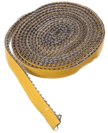 Gatuida High Temperature Fiberglass Rope Seal Self-Adhesive Gasket Tape for Stove Oven Chimney Fireplace
