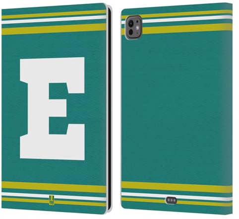 Head Case Designs Blanc E Faculté D'Université Étui Portefeuille en Cuir Compatible avec Apple iPad Pro 11 M4 2024