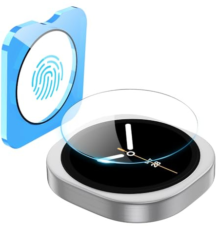 Lemxiee 2 Pièces Verre Trempé pour Samsung Galaxy Watch 9 & Watch 8 44mm Protecteur d'écran Verre Trempé Film