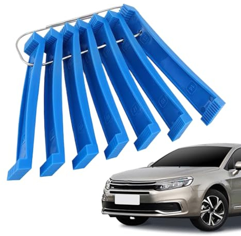 Peigne pour Ailettes de Radiateur | Kit De Nettoyage 7 Pièces avec Brosses,Peigne de Radiateur,pour Évaporateur Appareils Commerciaux et Domestiques Entretien Automobile