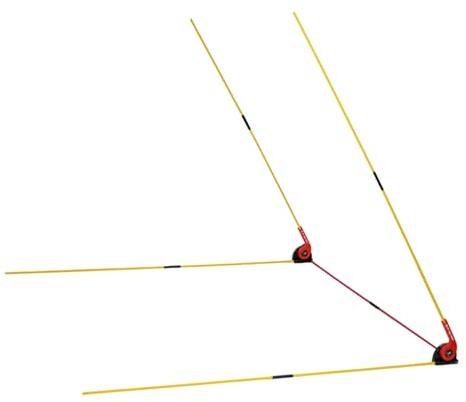 Golfschwung-Flugzeugtrainer – 46 Zoll Einstellbares Golf-Alignment-Hilfsmittel | Robustes Trainingsgerät Vielseitiger Schwungtrainer – Ideal Für Anfänger Fortgeschrittene Männer Frauen Geschenk