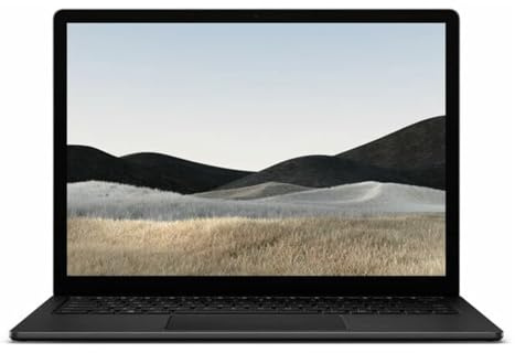 Microsoft Surface Laptop 4 (2021) 13-inch Touchscreen Laptop, AMD Ryzen 7 4980U, 16GB RAM, 512GB SSD, Windows 11, UK QWERTY Keyboard, Black (Renewed)