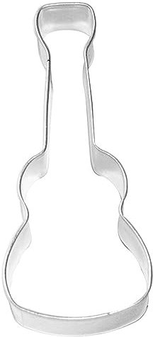 Birkmann 1010705710 Emporte-pièce en forme de guitare 8 cm, plastique, gris, 5 x 3 x 2 cm