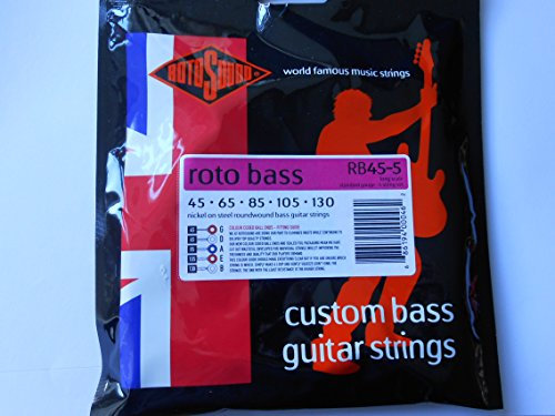 Rotosound 45-130 long scale 5 string bass guitar set (2 Packs)