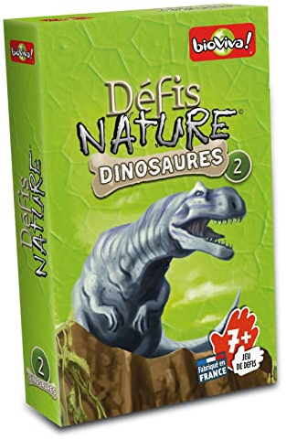 BIOVIVA - Défis Nature - Dinosaures 2 - Jeu de société ludique dès 7 ans - 2280112