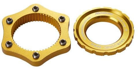 Reverse Center Lock Adapter Center Lock Gold