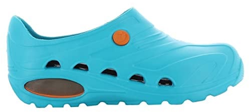 Oxypas Safety Jogger Arbeitsschuhe Damen - Antistatische und rutschfeste Sicherheitsschuhe Herren, Leichter Clog für Medizin, Pflege und Gastro, Antibakteriell, Grün, EU 39/40
