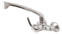 DP Grifería GPF001 Grifo Monomando de Pared caño Fundido Hiedra, Plateado