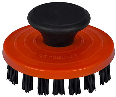 Le Creuset Grillpfannenbürste aus Nylon, Gusseisen, 8,9 cm, Flamme