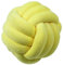 Hava Kolari Knot Kopfkissen Knotenkissen Plüsch Kissen Weiche Geknotetes Kissen Knoten Ball Kissen Dekor Bett Zimmer (20cm,Gelb)