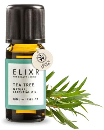 ELIXR – Teebaumöl – 100% naturreines ätherisches Öl aus Teebaumblättern – zertifizierte Naturkosmetik aus Deutschland (10 ml)