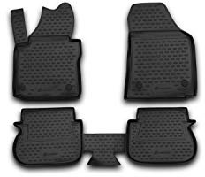 Element Passgenaue Premium Antirutsch Gummimatten Fußmatten für VW Caddy III ab Bj.04-15