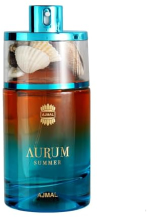 Ajmal Aurum Summer Eau de Parfum für Damen, 75 ml, frischer, blumig-fruchtiger Sommerduft, langanhaltendes Damenparfüm, hergestellt in Dubai