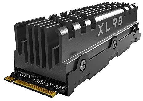 PNY XLR8 CS3140 M.2 NVMe Gen4 x4 Internal Solid State Drive (SSD) mit Heatsink 2TB, Lesegeschwindigkeit bis zu 7500 MB/s, Schreibgeschwindigkeit bis zu 6850 MB/s
