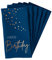 Folat 66002 Servietten Elegant True Blue 33x33cm - 10 Stück, Mittel