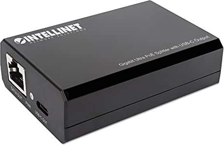 INTELLINET Network Splitter Black Power Over Ethernet (Poe), W128289617 (Over Ethernet (Poe))