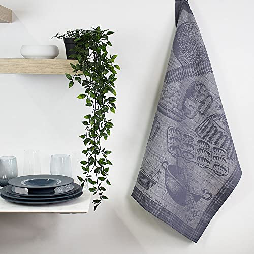 Garnier Thiebaut [W] Geschirrtuecher Patissier Gris 56 X77Cm