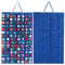 JOYMOMO Hanging Storage Organizer for Toy Cars Felt Display Case Hold Up 60 Toy Cars (Without Accessories)(Blue)