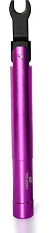 TOJOIN SMA Drehmomentschlüssel für RF-Stecker 8 mm(5/16) 0.9N·m für SMA 3.5/2.92mm Adapter Konverter Tragbarer Schraubenschlüssel für Profis Industrie Lila