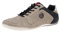 bugatti Herren Casual Sneaker mit Flexibler Sohle, Schnürschuh mit Memory Foam, Elastische Schnürsenkel, Taupe, 44 EU