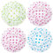 4 Pack Shower Caps for Women/Men, Light Weight Plastic Shower Caps for Women UK 30cm Width with Premium Quality Elastic, Perfect for Use at Home, and Spa by MAUZIMRA
