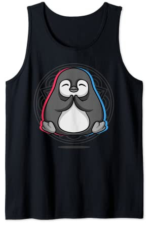 Yoga Pinguin Meditation Acro Vinyasa Hatha Pinguin Yoga Tank Top