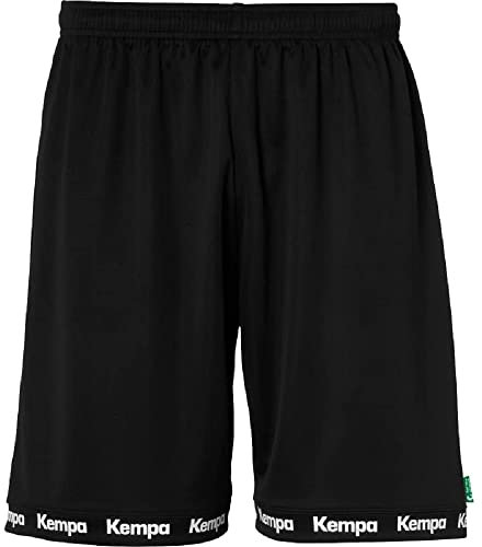 Kempa Herren Wave 26 Shorts Jungen Kurze Hose Handball Fitness Gym, Schwarz, L EU