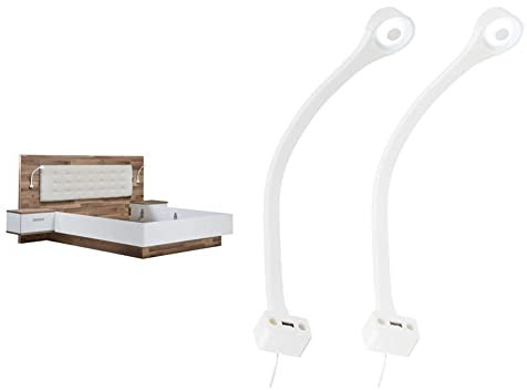 Forte Modern Way Bett mit Bettbeleuchtung