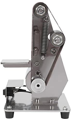 775 Levigatrice a Nastro Elettrica Kit Smerigliatrice Multifunzionale Mini Rettificatrice per Lucidatura Fai-da-te 110V 240V con Cavo di Alimentazione a Nastro di Sabbia