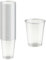 MAQA 100 pz Bicchiere PLA 200 ml per bibite, bicchieri usa e getta trasparente, bicchieri monouso compostabili
