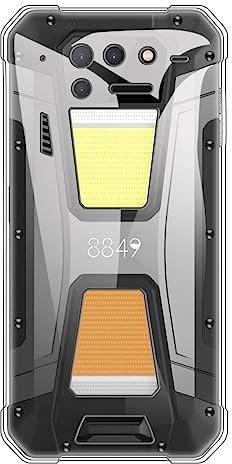 TPU Handyhülle Kompatibel mit Unihertz Tank 2, Stoßfeste Weiche Schutzhülle mit Präzisen Aussparungen und Kratzfestem, Schlankem Design (Transparent)