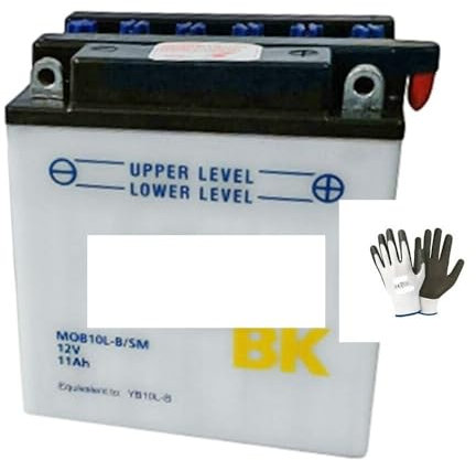 Compatible with P IAGGIO Vespa GTS ABS (M45101) 250 2005 to 2014 Battery YB10L-B S/M Ready to Use Complete to Mount on Motorcycle 11 Ah AMP 12 V 135 x 90 x 145 mm