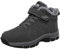 Herren Winterschuhe Wasserdicht Warme Gefüttert Wanderschuhe Trekkingschuhe Outdoorschuhe Wasserdicht Hiking Shoes Kletterschuhe Bergsteigen Klettern Wandern Schuhe (Grey, 43)
