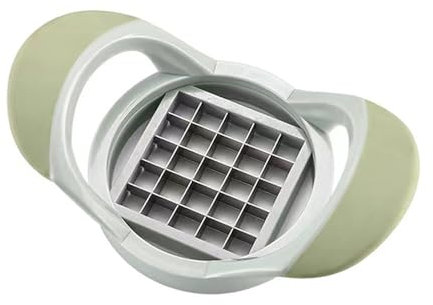 Obstschneider Scharfer Apfelschneider und Entkerner 8 Scheiben Apfelschneider Geeignet für Küche Outdoor Reiseschneider Spülmaschinenfest (Grün)