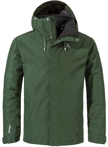 Schöffel 3in1 Jacket Style Okere MNS | wasserdicht, atmungsaktiv, Outdoorjacke, herausnehmbare Fleecejacke, 3in1 Jacke, warm, verstellbare Kapuze
