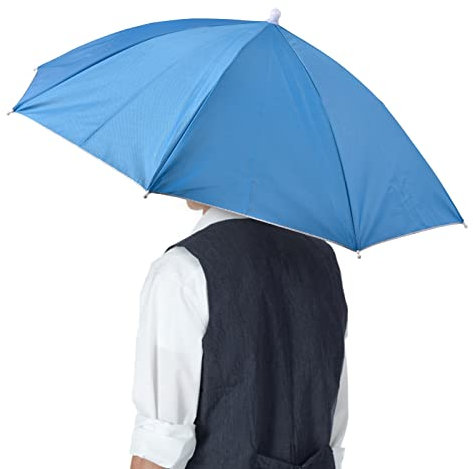 usefulbeauty Schirmmütze | wasserdichte, freihändig Faltbare Regenschirmkappe - UV-Schutz-Sonnenregen-Regenschirm-Hut Elastische Outdoor-Kopfbedeckung zum, Golf, Wandern