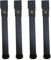 4 Pièces Pied de Lit Universel Réglables, Pieds pour Sommier à Lattes Universel, Réglables Pieds de Lit Reglable Tube Carré Acier Pied Sommier Pattes de Meuble (35cm,3 * 5cm)